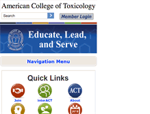 Tablet Screenshot of actox.org